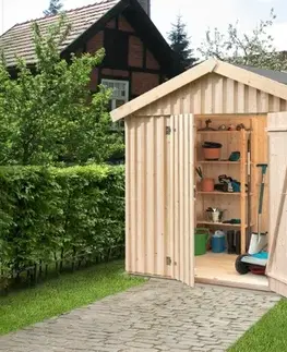 Zahradné domčeky Drevený záhradný domček 349 Weka