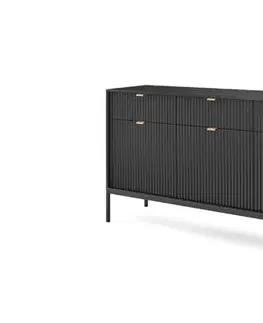 Komody ArtPS Komoda MONA KSZ-154 | čierna