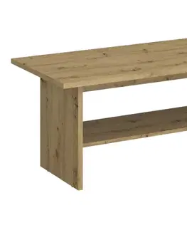 Konferenčné stolíky KONDELA Airon 120 konferenčný stolík dub artisan