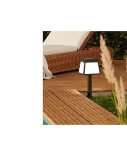 LED osvetlenie Eglo 901074 - LED solárne svietidlo so senzorom ALTILIA LED/7,5W/3,7V 56cm IP44 901074