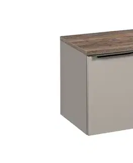 Nábytok ArtCom Kúpeľňová skrinka s doskou SANTA Fe Taupe D60/1 | 60 cm