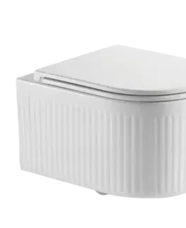 Záchody INVENA - Závesná WC misa, GLAMOUR /VÍROVÉ SPLACH/, vrátane soft/close sedátka CE-92-001-L