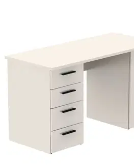 Písacie a pracovné stoly KONDELA Eustach pc stolík kašmír