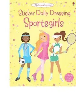 V cudzom jazyku Sticker Dolly Dressing Sports Girls - Fiona Watt