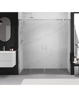 Sprchovacie kúty MEXEN/S - Exo dvojité posuvné sprchové dvere 170, transparent, chróm 8152-170-000-01-00
