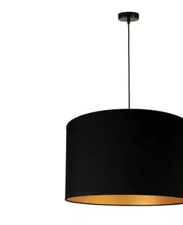 Svietidlá  - Luster na lanku ROLLER 1xE27/40W/230V pr. 45 cm čierna 8986