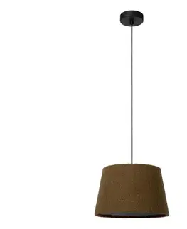 Svietidlá Lucide 10416/01/33 - Luster na lanku WOOLLY 1xE27/60W/230V zelená 10416/01/33