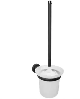Kúpeľňové doplnky WC kefa s úchytom carbon čierny CKB-7424 99