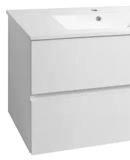 Kúpeľňový nábytok AQUALINE - PANEDA umývadlová skrinka 99,5x55x45,2cm, biały PN210