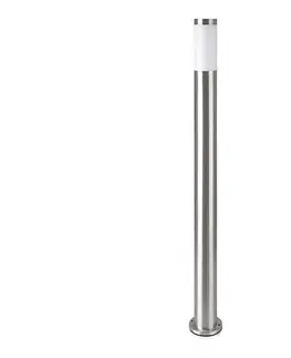 Záhradné lampy  Vonkajšia lampa 1xE27/60W/230V IP44 110cm matný chróm 8962