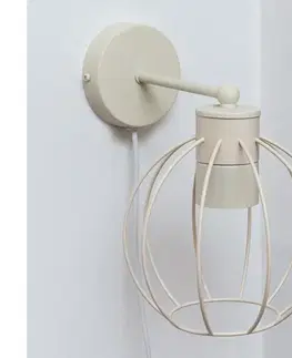 Svietidlá  Nástenné svietidlo STARLIGHT 1xGU10/10W/230V krémové KKZW-1399/1 SAND