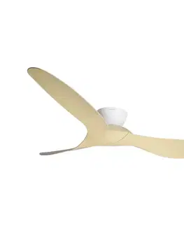 Ventilátory Lucci Air 514031 - Stropný látor KOTARA, priemer 137 cm, béžová/biela + diaľkové ovládanie 514031