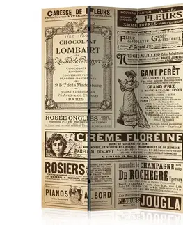Paravány Paraván Vintage Magazines Dekorhome