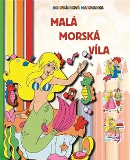 Nalepovačky, vystrihovačky, skladačky Malá morská víla