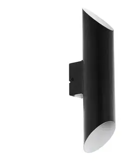 Svietidlá Eglo 79575 - LED Vonkajšie bodové svietidlo BAGALADI 2xLED/3,7W/230V IP44 čierna 79575
