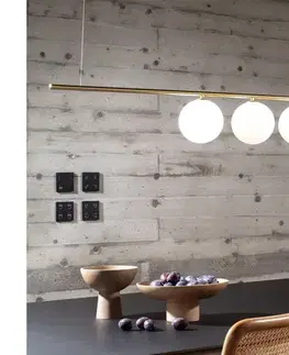 Svietidlá Ideal Lux - LED Luster na lanku PERLINE 3xG9/3W/230V zlatá 282114