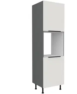 Kuchynské skrinky stojace Kuchynská skrinka Aria-Wh/Ant Anti Fingerprint 60dp-215 2f