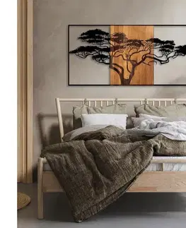 Obrazy  Nástenná dekorácia 147x70 cm strom drevo/kov 899SKL2315