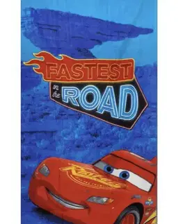 Osušky pre bábätká Detská osuška CARS open road 70X140cm Setino Tiahome