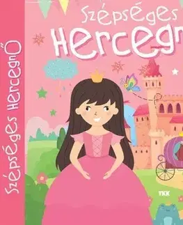 Leporelá, krabičky, puzzle knihy Szépséges hercegnő - Tapintsd és érezd a belső oldalak mintáit!