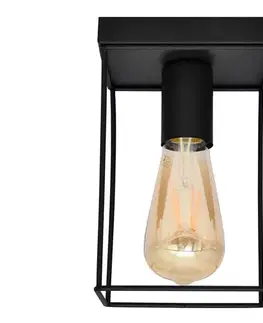 Svietidlá  Stropné svietidlo FINN 1xE27/15W/230V čierna P-5025/1 BK