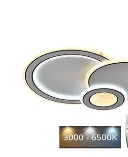 Svietidlá  LED Stmievateľné stropné svietidlo LED/40W/230V 3000-6500K + diaľkové ovládanie J1308/W