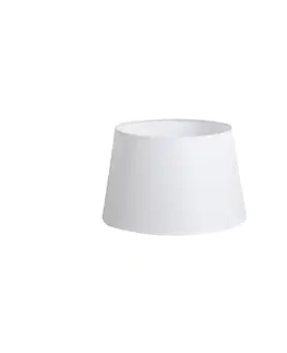 Tienidlo na lampu Ľanové tienidlo biele 25/16
