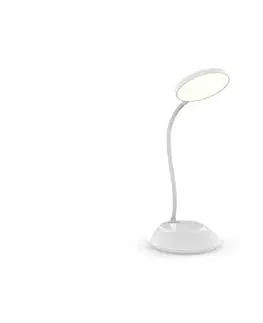 Lampy  LED Stmievateľná nabíjacia stolná lampa VISUA LED/5W/5V 3000-5000K biela KLLVD5BI