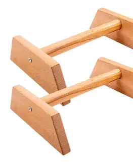 Podpery na kľuky Drevené úchopy na kľuky inSPORTline Gripolix 40 cm
