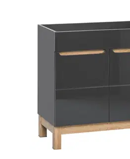 Skrinky do kúpeľne ArtCom Skrinka pod umývadlo BALI Grafit 820 | 60 cm