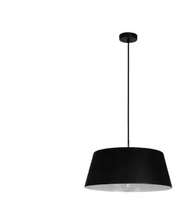 Svietidlá  62001661 - Luster na lanku FIONA 1xE27/60W/230V ø 48 cm čierna 62001661