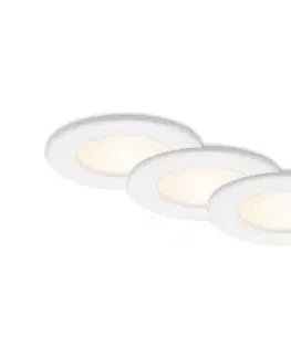 Svietidlá  SADA 3x LED kúpeľňových zapustených svietidiel LED/6W/230V 3000K IP44 biela 9A21966