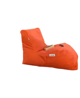 Záhradný nábytok Sedací vak Daybed, oranžový