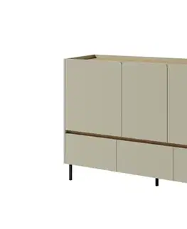 Komody Meblar  Komoda LUCA LC07 | eukalyptus/dub baltic