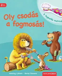 Leporelá, krabičky, puzzle knihy Oly csodás a fogmosás - Bernd Penners,Henning Löhlein