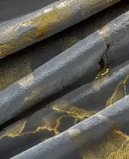 Metrážne závesy Závesový materiál KLOE VET427/5/210GSM sivá Tovar na mieru