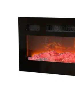 TV stolíky Elektrický krb Halmar
