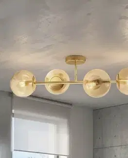 Moderné lampy do obývačky Luster KALDAN 66888 GOLD LW4