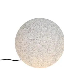 Vonkajšie stojanové svietidlá Moderná vonkajšia lampa sivá 45 cm IP65 - Nura