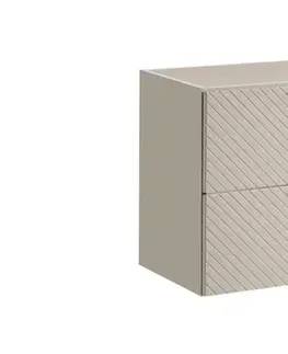 Kúpeľňový nábytok Comad Viva Cashmere skrinka 60x39x57 cm závesná kúpeľňová skrinka pod umývadlo béžová VIVA CASHMERE 82-60-2S