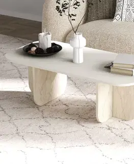 Konferenčné stolíky Konferenčný stolík Becaj - Sandstone, Travertine