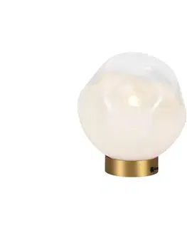 Lampy Viokef Lighting Stolná lampa VANA 1xE27/40W/230V krémová/zlatá 4313800
