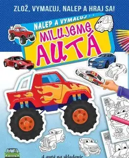Nalepovačky, vystrihovačky, skladačky Milujeme autá
