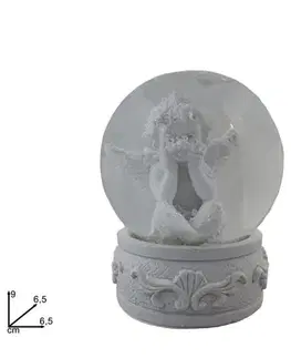 Sošky, figurky - anjeli MAKRO - Snežítko 6,5cm Anjel rôzne druhy