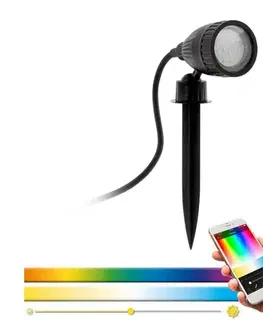 LED osvetlenie Eglo 98052 - RGB LED vonkajšie svietidlo NEMA-C 1xGU10/5W/230V IP44 98052
