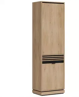 Šatníkové skrine Skriňa L/P Ferro Fe07 Dub Crem Torro
