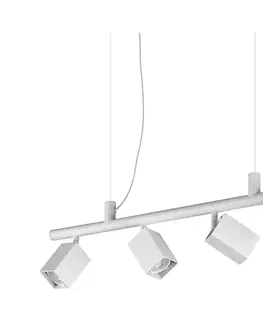 Svietidlá Ideal Lux - závesný LED luster na lankách DYNAMITE 4xGU10/7W/230V CRI 90 biela 367453