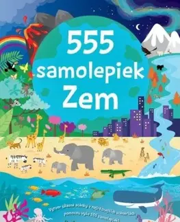 Nalepovačky, vystrihovačky, skladačky 555 samolepiek - Zem
