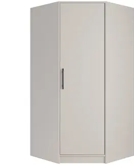 Šatníkové skrine Skriňa Smart Sr4 1dn Cashmere