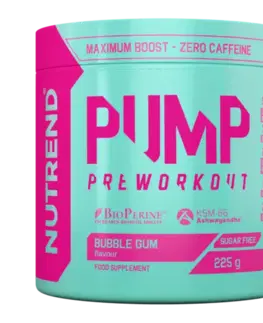 Pre-workouty Nutrend Pre-Workout PUMP žuvačka